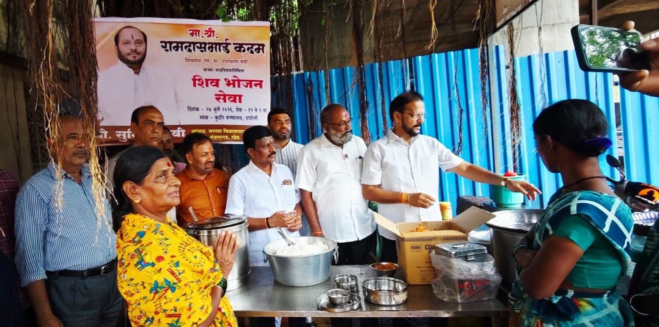 शिवसेनेकडून रुग्णव नातेवाईकांसाठी शिवभोजनाचा लाभ