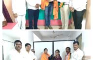 भाजपा अनुसूचित जाती मोर्चा उत्तर रत्नागिरी च्या वतीने डॉ. नारायण कुलकर्णी व डॉ. श्रद्धा सावंत यांचा सत्कार
