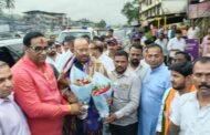 भाजपा युवा नेते खेडचे माजी नगराध्यक्ष वैभव खेडेकर यांच्याकडून मंत्री चंद्रशेखर बावनकुळे यांचे भव्य स्वागत