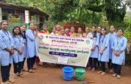 वणौशी येथे बोर्डो मिश्रण निर्मिती व वापराचे प्रात्यक्षिक